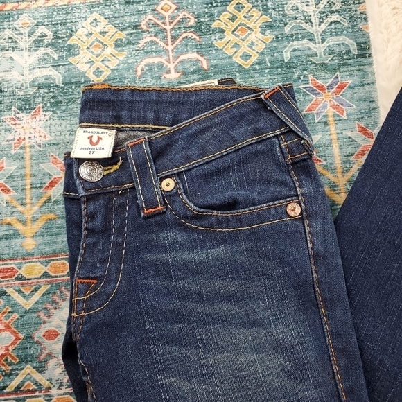 True Religion Denim Joey Boot Cut Pants 27 - Picture 3 of 11